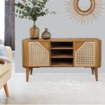 Solid Teak Wood Aksara Cabinet Furniture Supplier