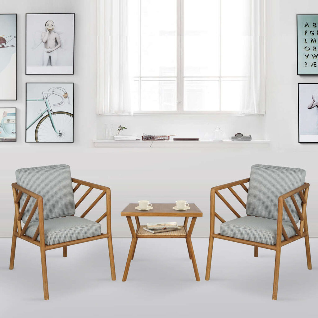 Solid Teak Wood Oneroi Armchair Furniture Supplier