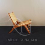 Solid Teak Wood Diana Lazy Rattan Chair Furniture Supplier