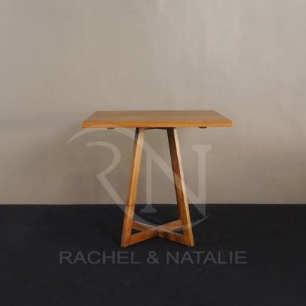 Solid Teak Wood Lea Small Dining Table Furniture Supplier