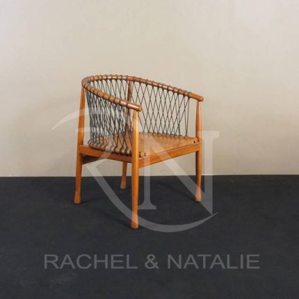 Solid Teak Wood Paul Rope Chair Furniture Supplier