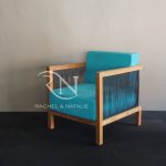 Teak Wood String Lounge Chair Furniture Supplier