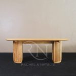 Solid Teak Wood Victoria Oval Dining Table Furniture Supplier