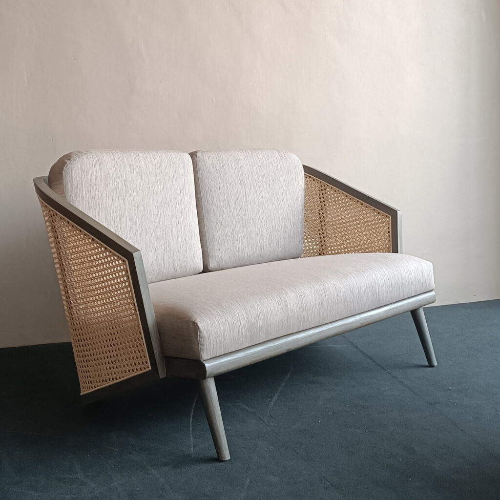 Exotic Indo Sofa 2 Seater Teak Furniture Supplier