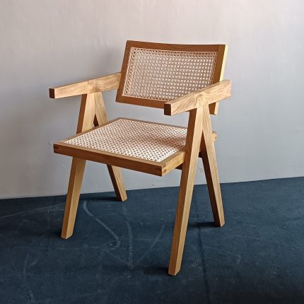 Sabastian Arm Chair With Solid Teak Wood