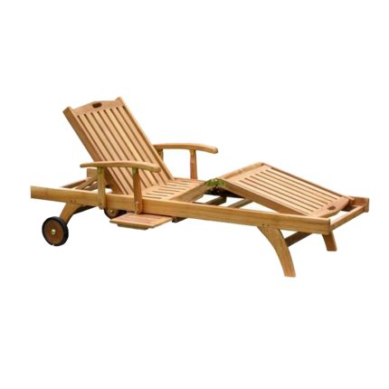 Moses Teak Garden Furniture Lounger Supplier